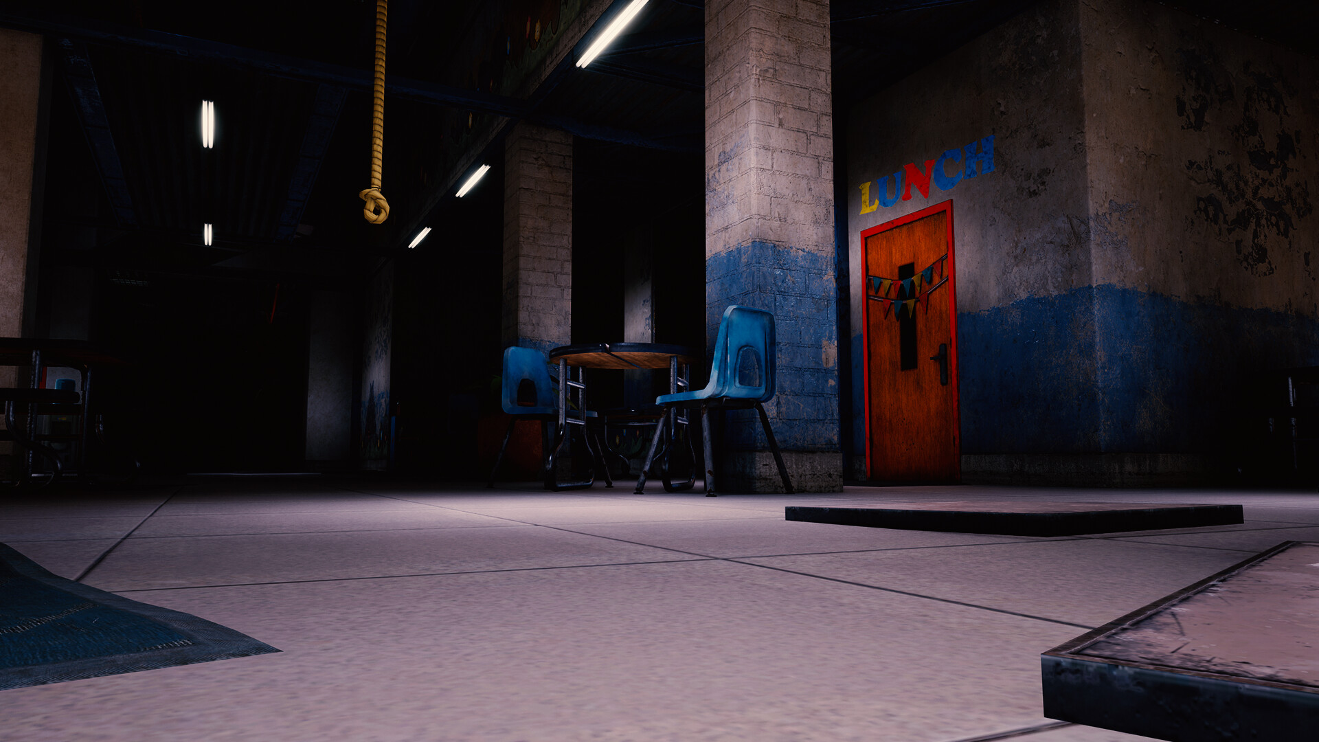 An abandoned corridor